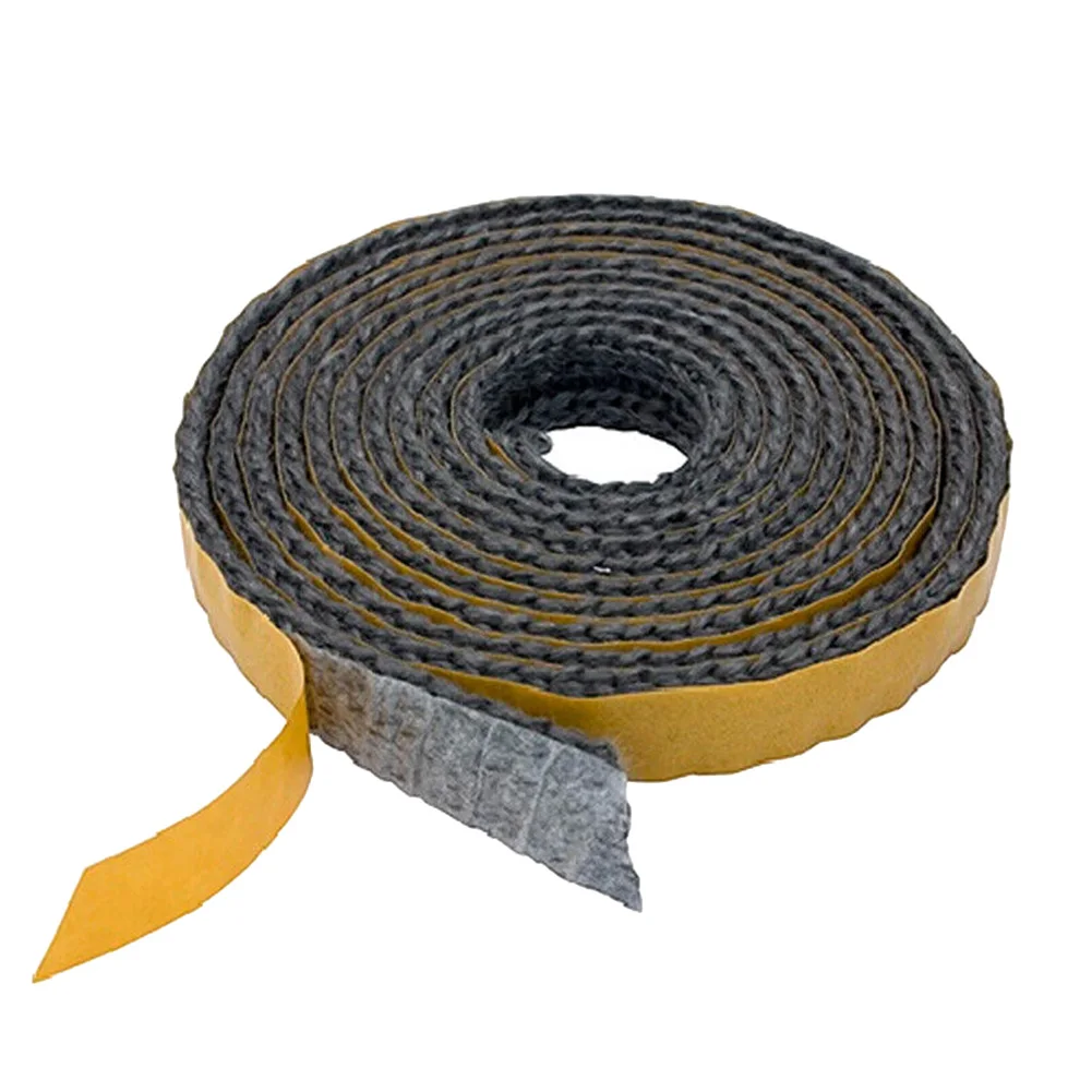 Fireplace Sealing Rope Stove Rope Sealing Strip 18mmx3mm 2.5m Length for Chimney Door Seals Fiberglass Fireplace Stove