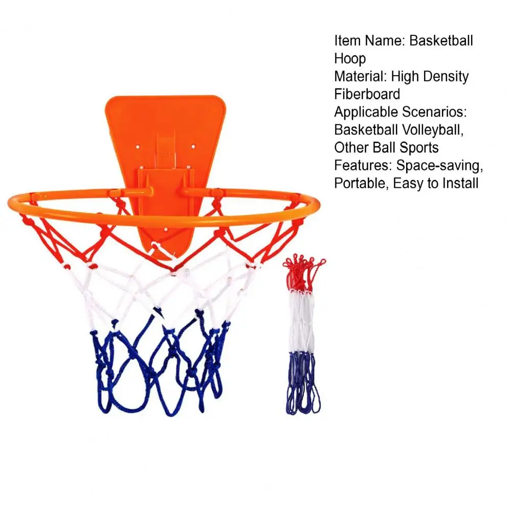 30/34cm Indoor Basketball Hoop Over The Door Mini Basketball Hoop Indoor Sports Accessory For Home Kids Bouncing Mute Silent