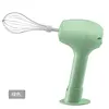 USB Electric Milk Frother Garlic Chopper Masher Whisk Egg Beater Kitchen Handheld Automatic Frother Foamer Portable Mixer 6