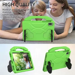 Children's Shockproof EVA Stand Case with Handle for Redmi Pad SE 11 inch (Green)
