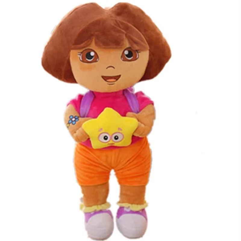 Dora The Explorer Cartoon Doll Love Adventure Plush Toy Children Boys and Girls Birthday Gift Isa Benny Swiper Boots Tico