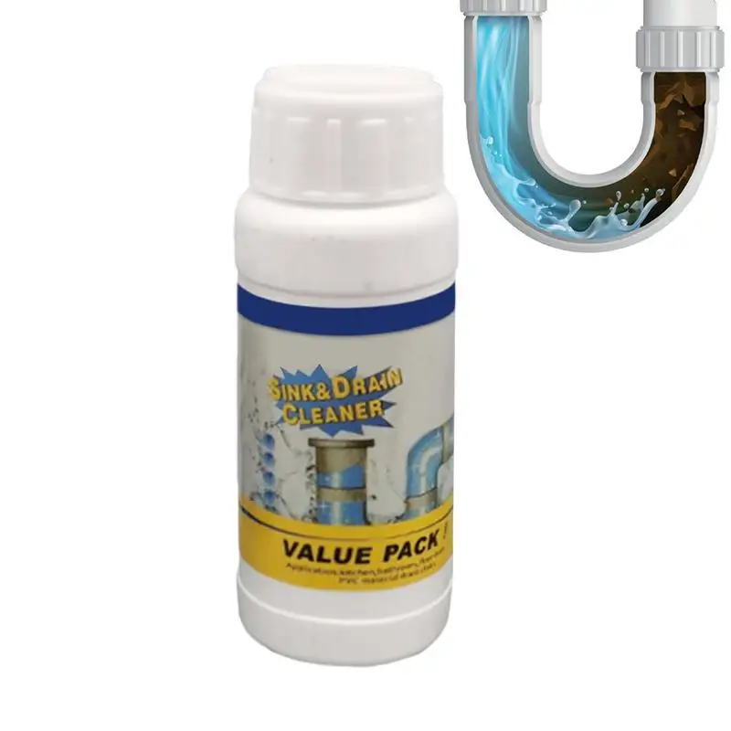 

Wild Tornado Powerful Sink & Drain Cleaner 100g Powerful Hair Drain Clog Remover Kitchen Sewer Power Pipe Channel Powder