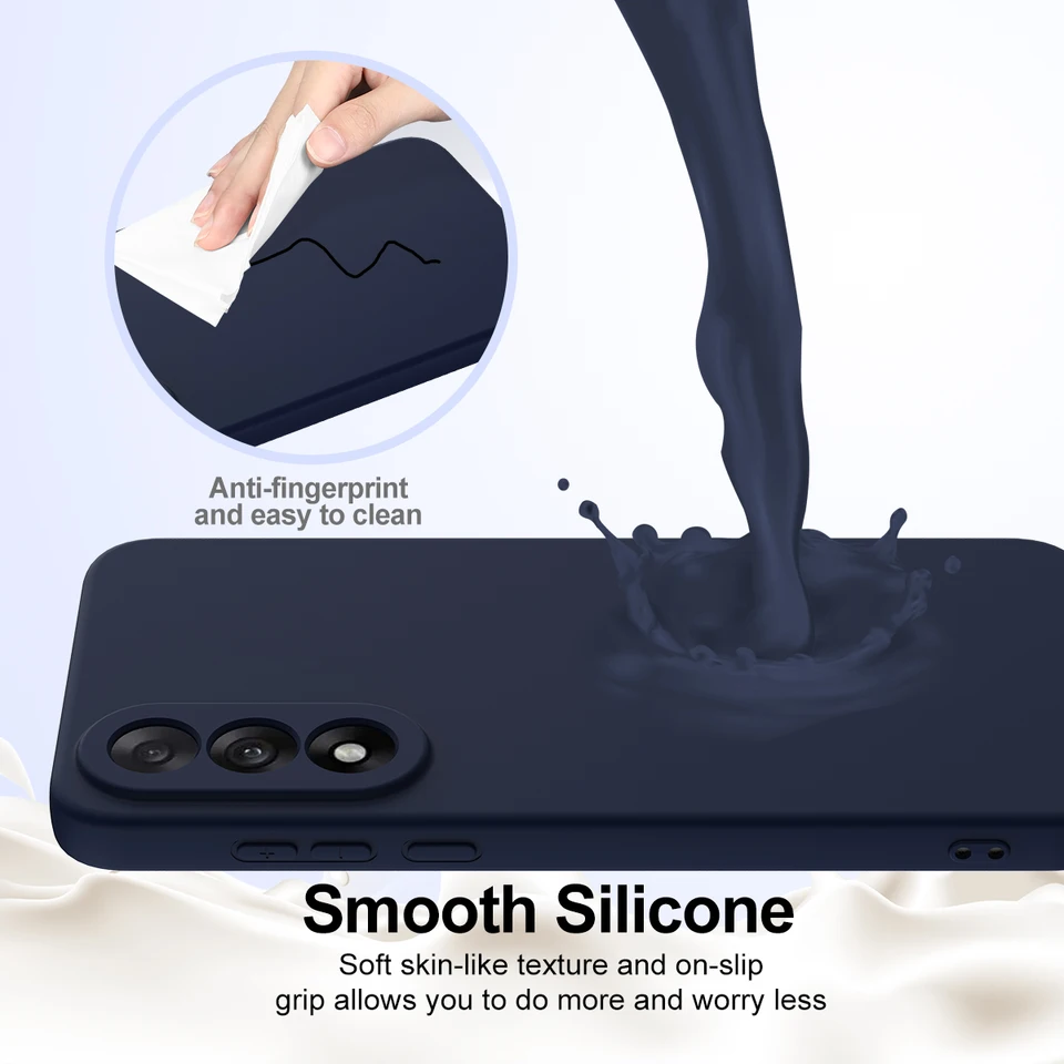 Topme Cover per OnePlus Nord 2 5G (6.43 Inches) Custodia Case, Protezione Della Pelle Della Custodia in Silicone Tpu - Polvere di sabbia