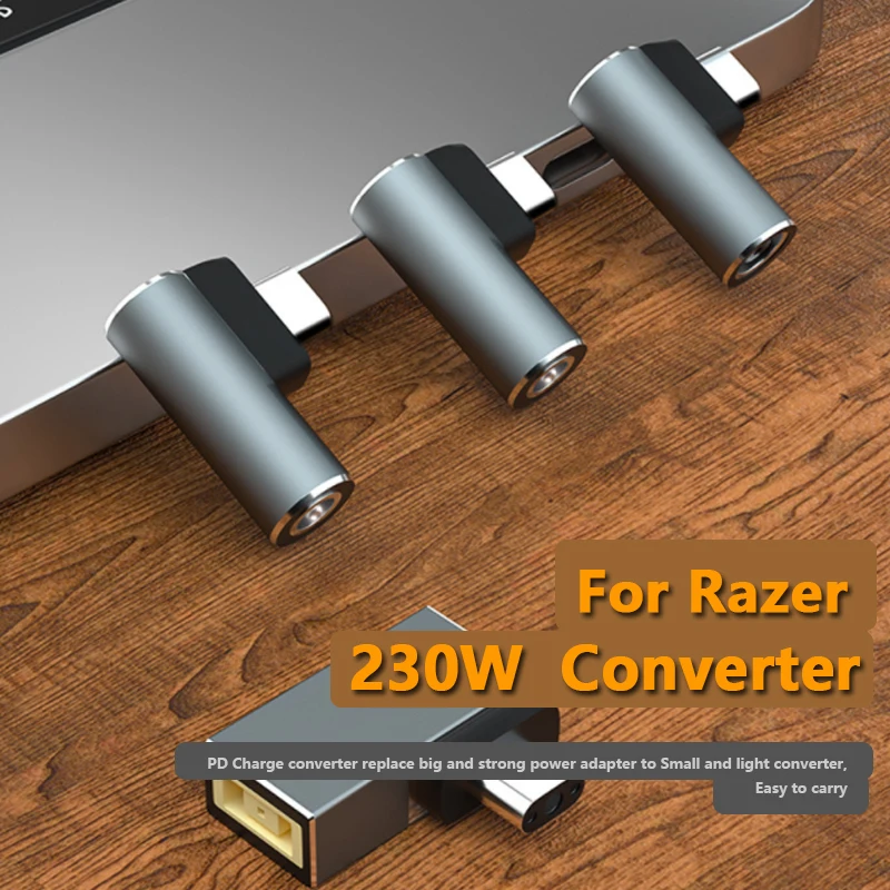 Dc   Ŀ , Razer ̵ 15 17 Ʈ 5.5x2.5 7.4x5.0mm -3   ÷ ȯ, Razer