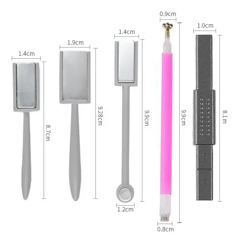 Nail Art Magnetic Pen 3D Cat Eye Painting Nails Art Design Dual-Ended Magnet Wand Gel Polish Magic for Manicure DIY&Salon Tools