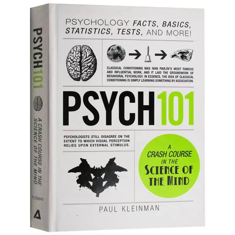 

Psych 101 by Paul Kleinman A Crash Couse in the Science of the Mind Popular Psychology Reference English Book Paperback