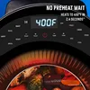 5.3 QT Radiant Light Air Fryer, Heats to 400°F in 2.4 Seconds, Auto Shut-off, 10 Quick-Touch Presets, Skylight Window 4