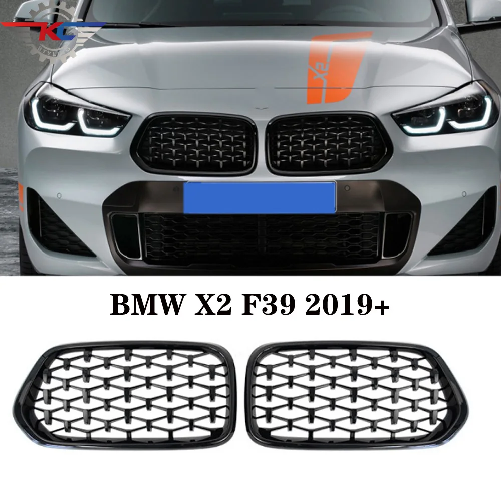 Per Bmw X2 F39 2019-In Abs Rene Griglia Paraurti Anteriore Labbro