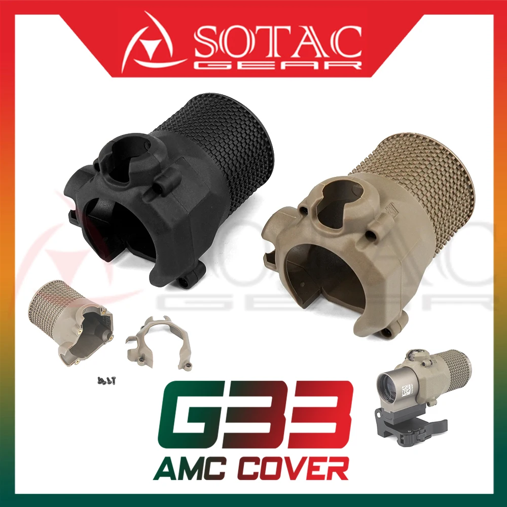 SOTAC GEAR AMC-G33 Armored Magnifier Cover for G33 G30 Nylon Polymer G33 Magnifier G30 Accessories Hunting Airsoft