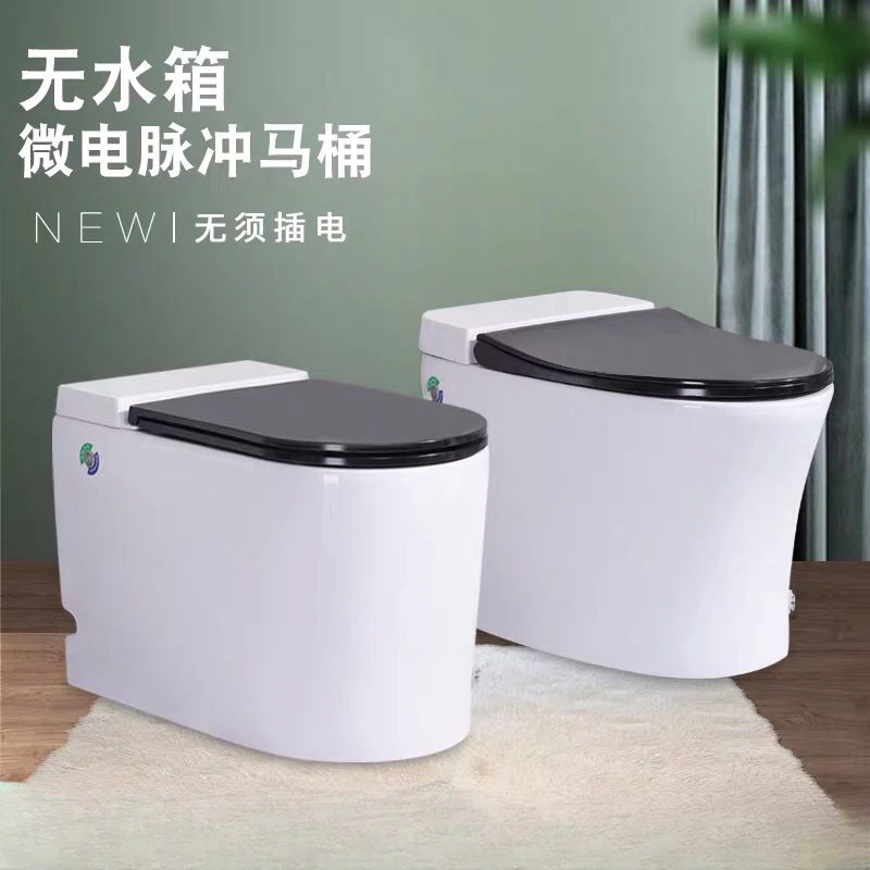 

Touch switch small household toilet without water tank, toilet pulse ceramic super swirl kick flushing toilet household