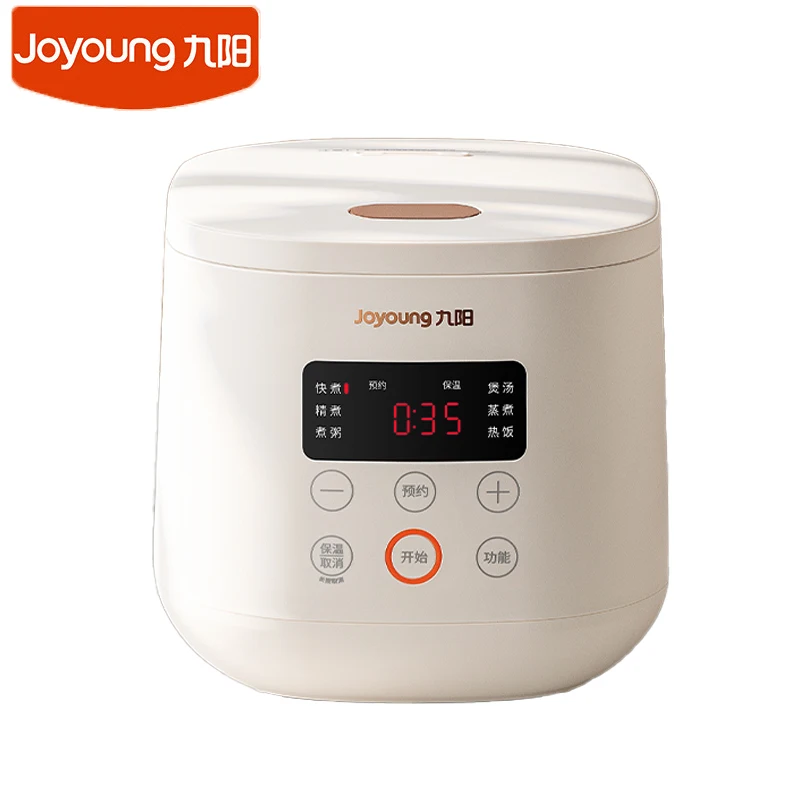 

Joyoung 220V Electric Rice Cooker F-20FZ125 Portable 2L Rice Cooking Pot Smart Kitchen Appliance 24H Pre-Timing Non-Stick Liner