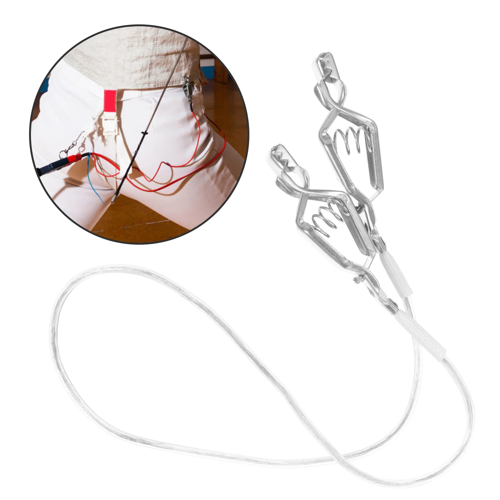 

Equipment Foil Head Clip Line Fences Cable Clips Fencing Mask Clamp Equipments Hand Wire Stainless Steel Accessory