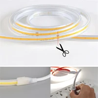 220v Led Ribbon Adhesive High Brightness COB Led Strip for Room Led Strip Flexible Ribbon for Outdoor Garden Lighting - Image 5