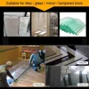 1 Piece Glass Cutter Glass Cutter 6 Wheels Design Easy To Operate For Householdcutting Work Cutting Thickness 6-12mm 2