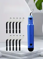 Scraper to remove burrs, roller, used for trimming edges, burrs, cutting edges, aluminum, 11 blade 1