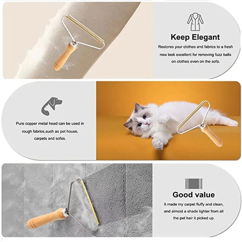 Portable Lint Remover Pet Hair Remover Brush Carpet Wool Coat Clothes Lint Pellet Manual Shaver Removal Scraper Cleaning Tool 2