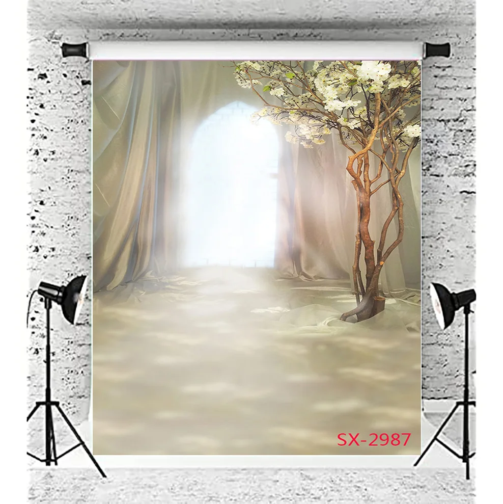 

Valentine's Wedding Dress Landscape Backdrop Beautiful Flower Wall Background Photography Prop XH-08