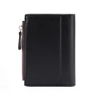 Men Wallet Short PU Leather Male Purse Black Coffee Credit Card Holders with Zipper Men Wallet Money Bag carteira masculina - Image 2