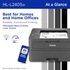 HL-L2405W Wireless Compact Monochrome Laser Printer with Mobile Printing, Black & White Output | Includes Refresh Subscription 2