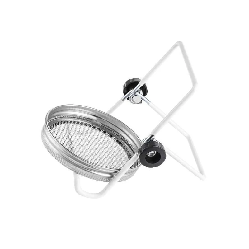 1~6PCS Stainless Steel Sprouting Lid Germinating Mason Jar Germination Strainer Adjustable Stands Seed Sprouter Filter Cover