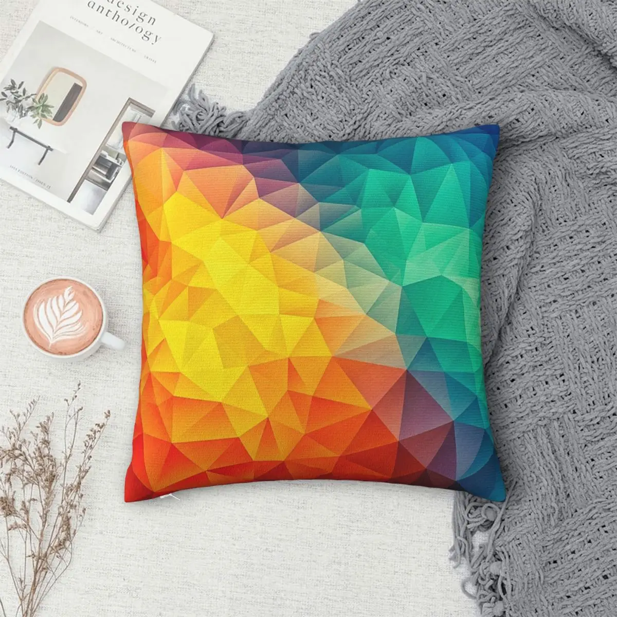 

Multi Color Cubizm Painting Pillowcase Polyester Pillows Cover Cushion Comfort Throw Pillow Sofa Decorative Cushions Used
