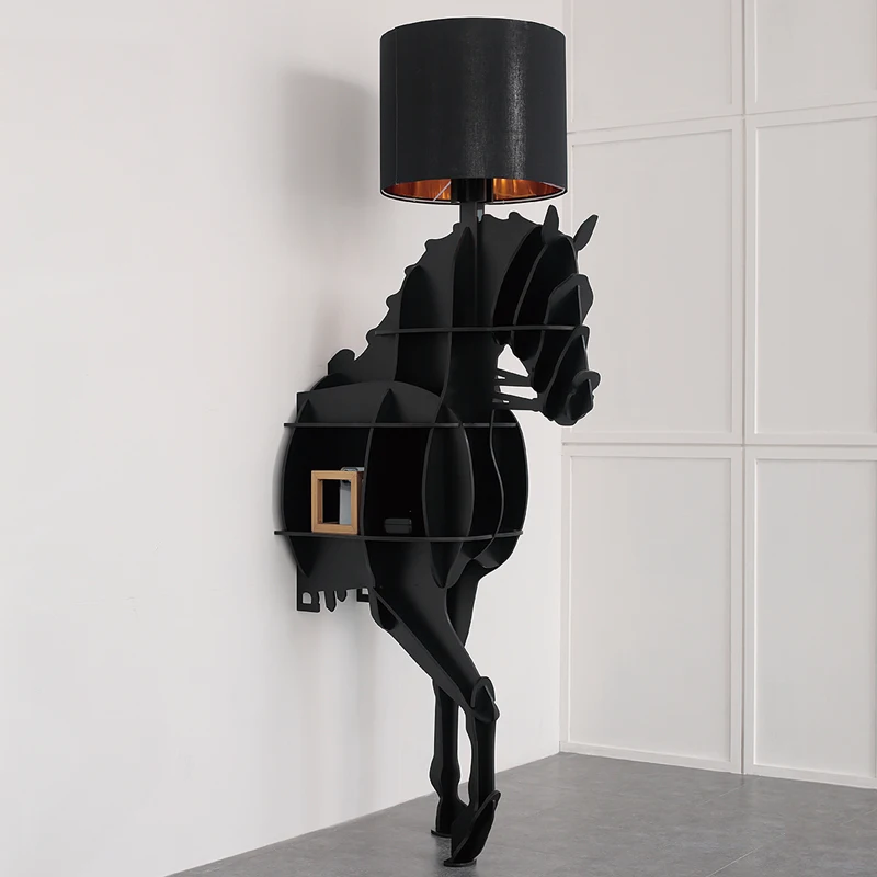 

Hallway Entrance Entrance Cabinet Solid Wood Creative Porch Cabinet Entrance Screen Art Floor Lamp Lobby Italian Style