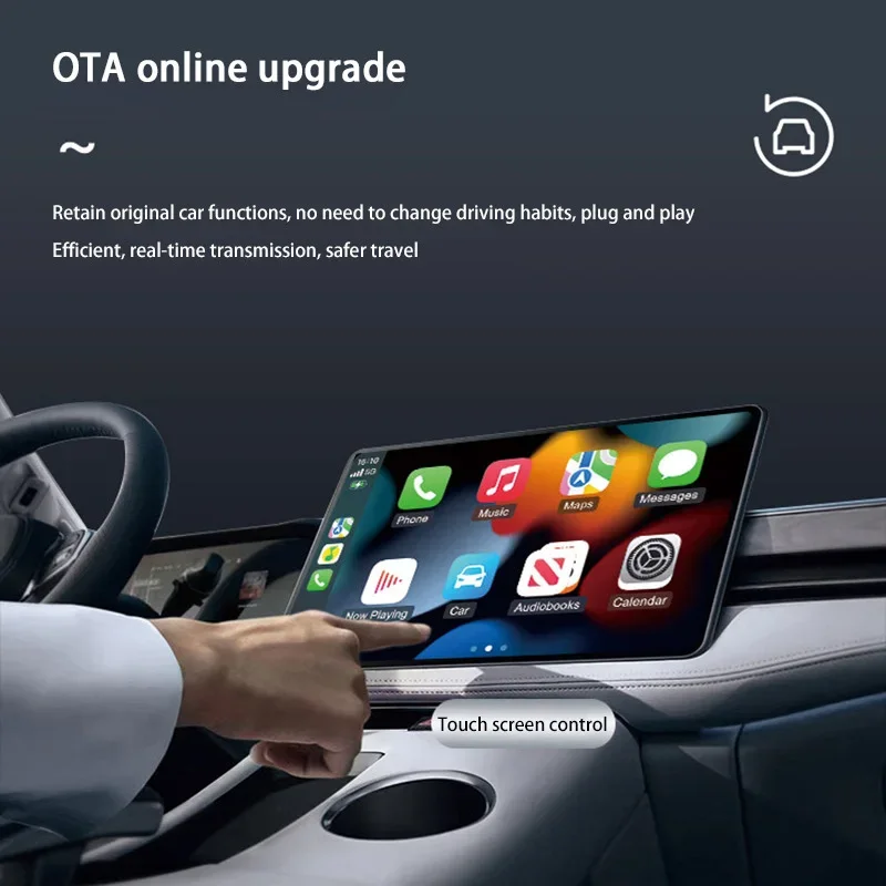 Wireless 2 in1 Android Auto Adapter Wireless CarPlay Dongle Car Intelligent Systems AI Smart Box For Car Wired CarPlay 5