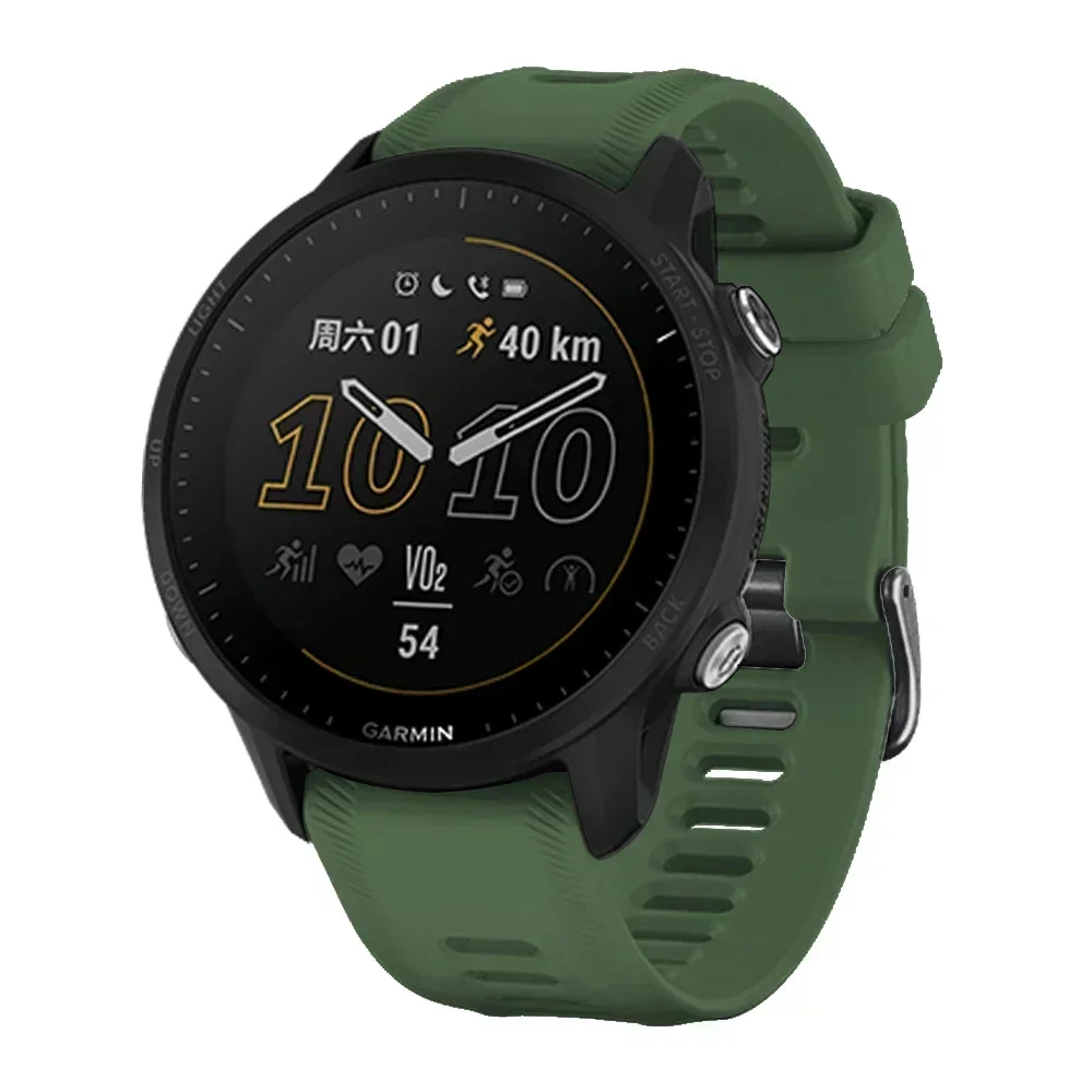 Sports Silicone Strap - Premium 22mm Replacement Wristband Bracelet