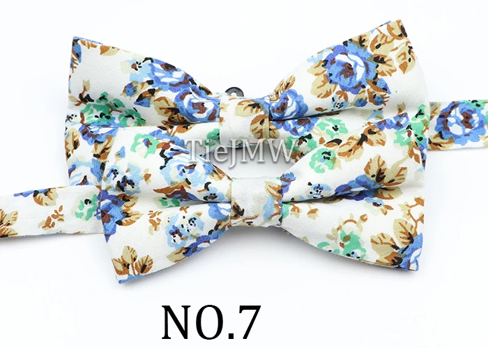 Cotton Floral Parent-Child Bowtie Set Bow Tie Necktie For Men Wedding Party Business Suits Gravata Pink Yellow Butterfly Cravats