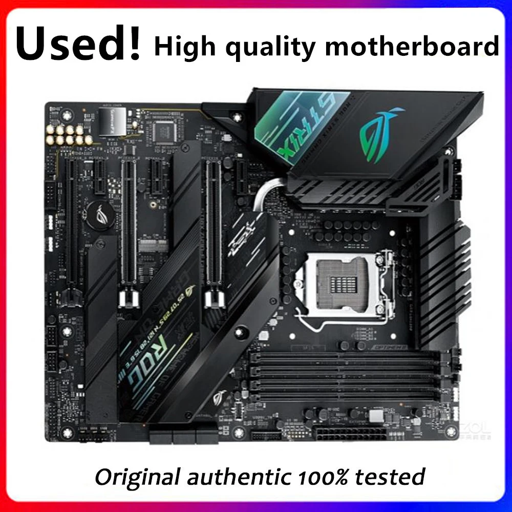 Per Rog Strix Z490-F Gaming Originale Usato Desktop Intel Z490 Scheda Madre Ddr4 Da 128Gb Lga 1200 I7/I5/I3 Usb3.0 Sata3