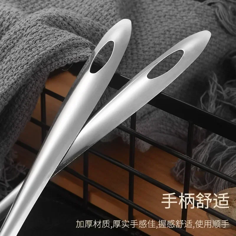 Stainless Steel Long Handle Spoon Colander Hot Pot Ramen Soup Ladle Korean Noodles Scoop Kitchen Tableware Cooking Utensils