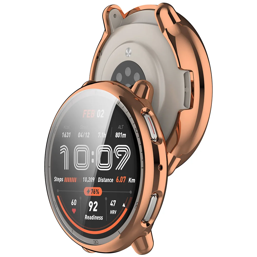 Premium TPU Soft Watch Case with Full Coverage Screen Protector and Bumper