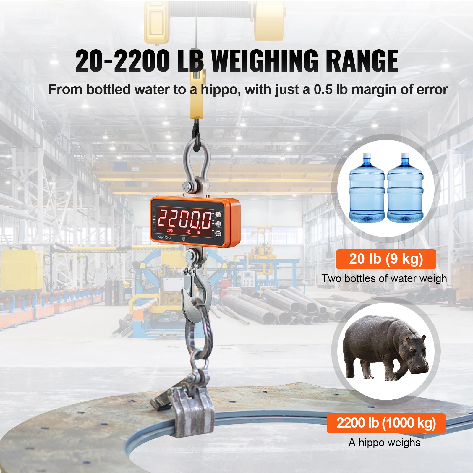 Digital Crane Scale Industrial Hanging Scale