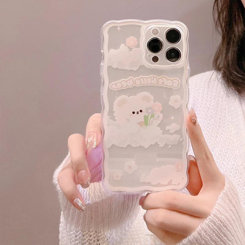 oqpa Capa para iPhone 11 desenho Kawaii fofo divertido design de silicone  capa para meninas meninos