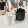 Transparent Makeup Brush Holder With Li Makeup Organizer Cosmetic Holder Pencil Lipstick Desk Container Table Makeup Storage Box 3