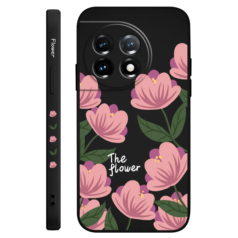 Pink Primrose Liquid Silicone Phone Case