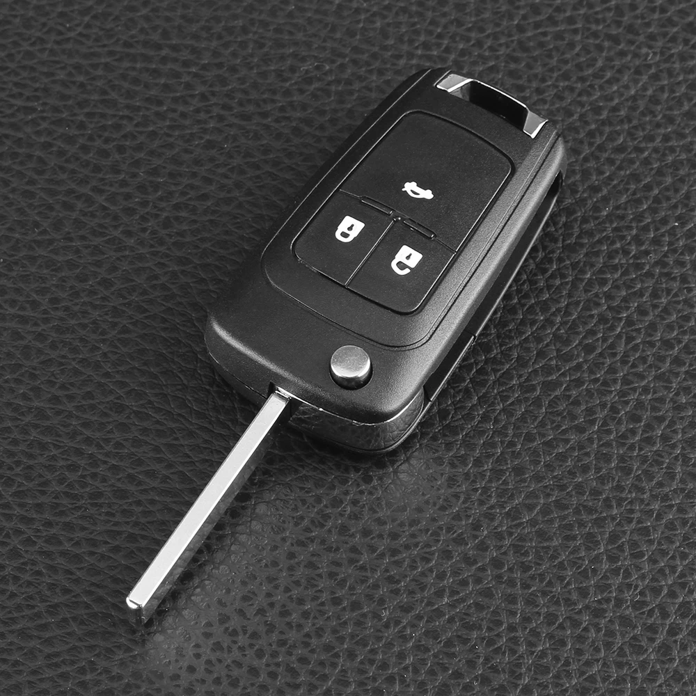 Remote car key fob KEYYOU 2/3/4 Buttons Flip Folding Remote Car Key Fob For Chevrolet Cruze Malibu Aveo Spark Sail orlando Key 433MHz ID46 Chip