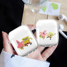 

Funny Cute Anime AirPods Pro 1 2 Silicone Wireless Bluetooth Earphone Case Soft Silicone Clear Case