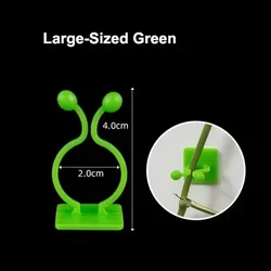 Enhanced Product Title: Self - Adhesive Plant Vine Support Clips - Invisible Wall Mounts for Climbing Plants and Garden Organization (10/30/50 Pack) (Green Large - Sized)