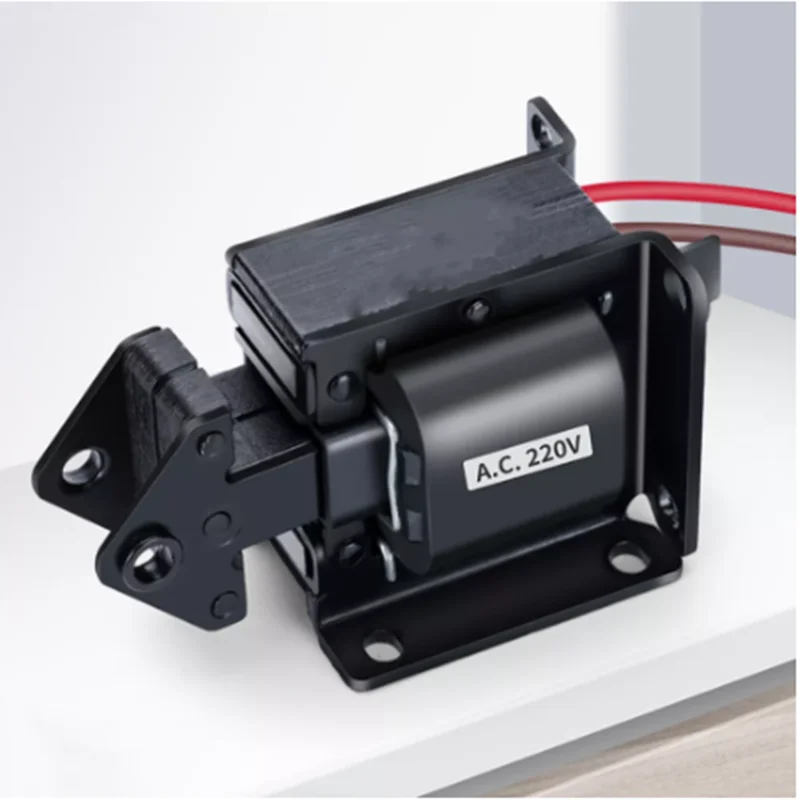 1 Pz Sa-56 Ac 220V 380V 40Mm Corsa 12Kg Forza Solenoide Elettromagnete Tractive