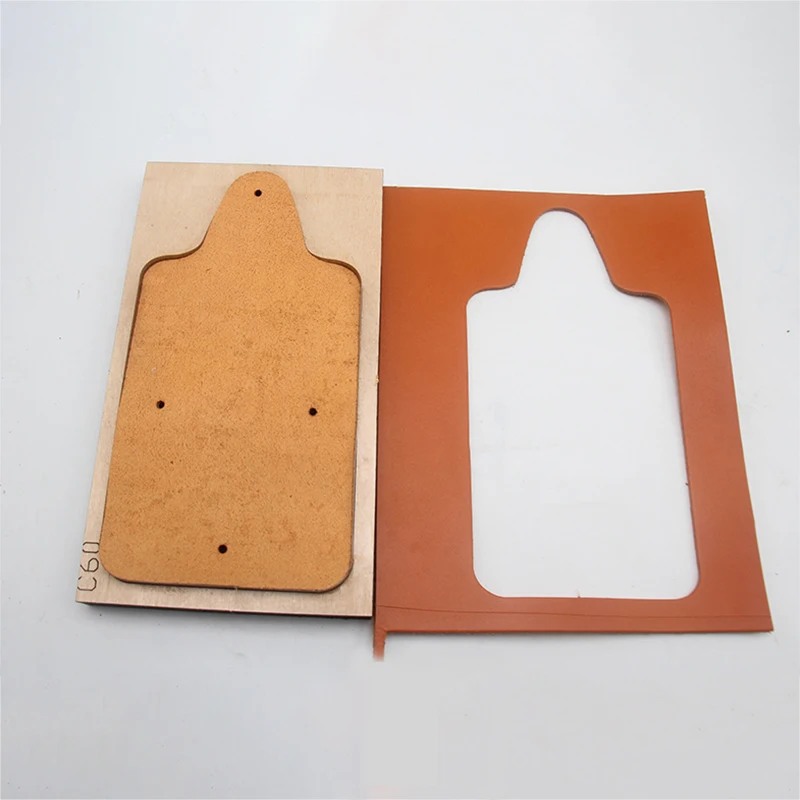 NUBECOM 카드 홀더 가죽 칼 다이 만들기 DIY 가죽 엠보싱 펀칭 도구 공예 가죽 절단 금형 가죽 용품