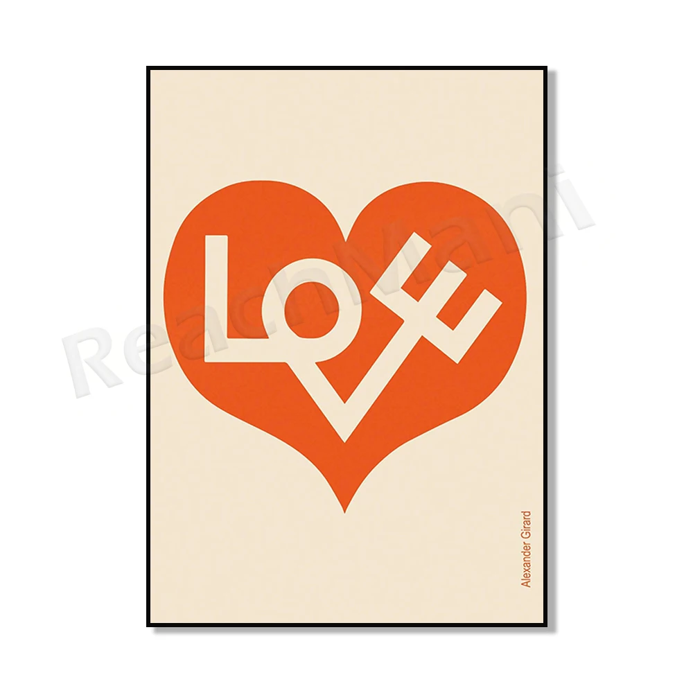 Alexander Girard Love Heartウッドプレート 希少】アレキサンダージラルド LOVE HEART ウッドプレート