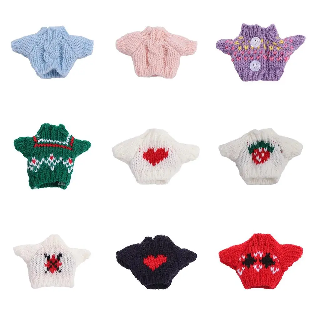 New Cute Sweater for 1/8 BJD 16cm 17cm Doll 10CM Dog Clothes Baby Clothes BJD Doll Accessories Children's Day Gift Girls Toy 2