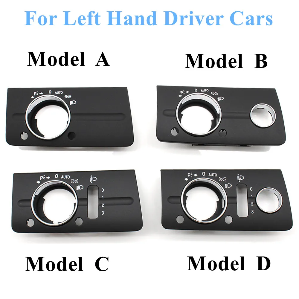 LHD Car Interior Front Dashboard Headlight Switch Cover Head Lamp Panel Trim Replacement For Mercedes Benz W211 E Class 320 350