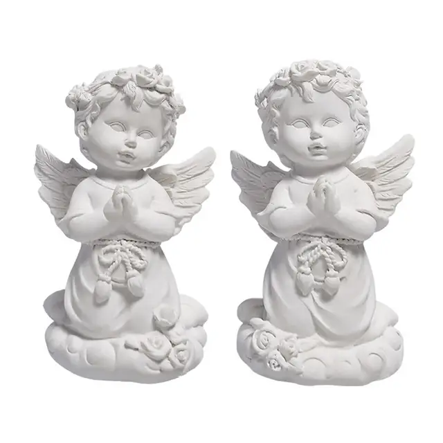 Retro Angyal Művészeti Szobrok Erős Tartós Esőálló