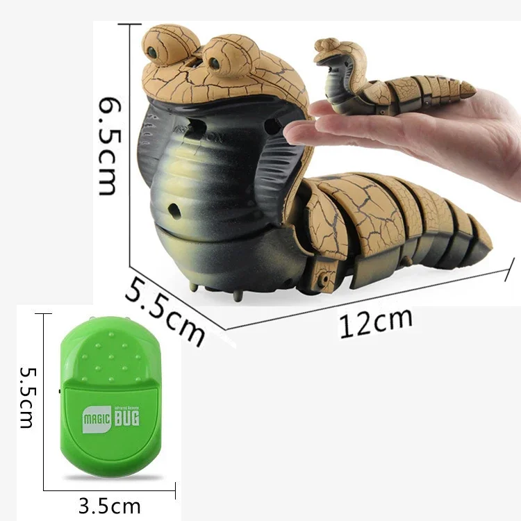 Rc Snake Robots Toys Kids Boys Girls 5 6 7 8 Years Old Gift Remote Control Animals Prank Simulation Electric Cobra