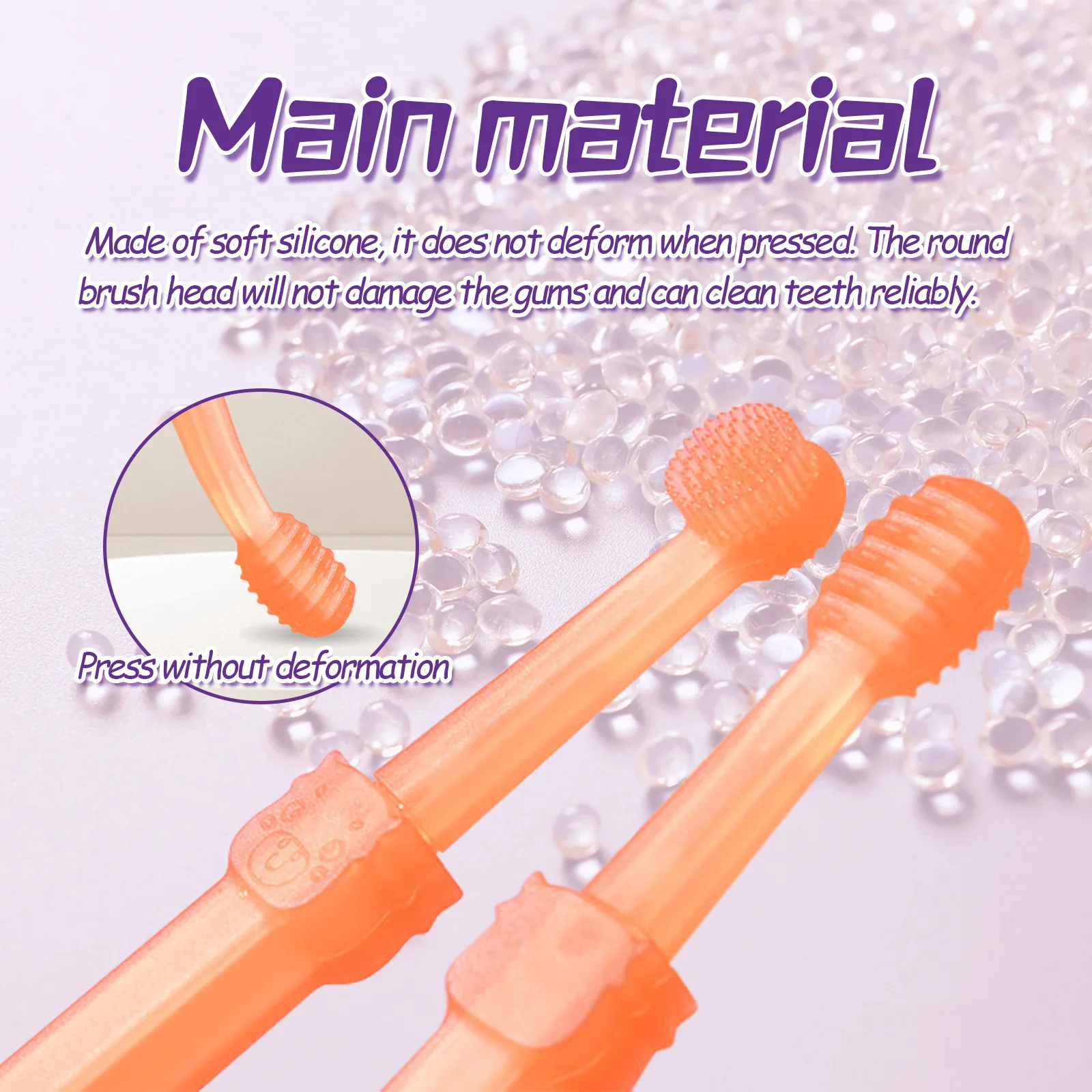 Pet Tongue Coating Brushing Brush Set, Pet Oral Cleaning Tooth Stains Tartar Oral Health Care