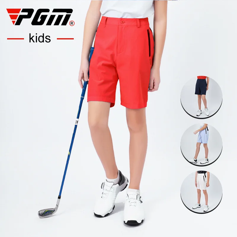 PGM Boys Golf Shorts Summer Children Elastic Band Pants kids Casual Sports Wear Clothing Casual Commuter Clothes Suit KUZ105