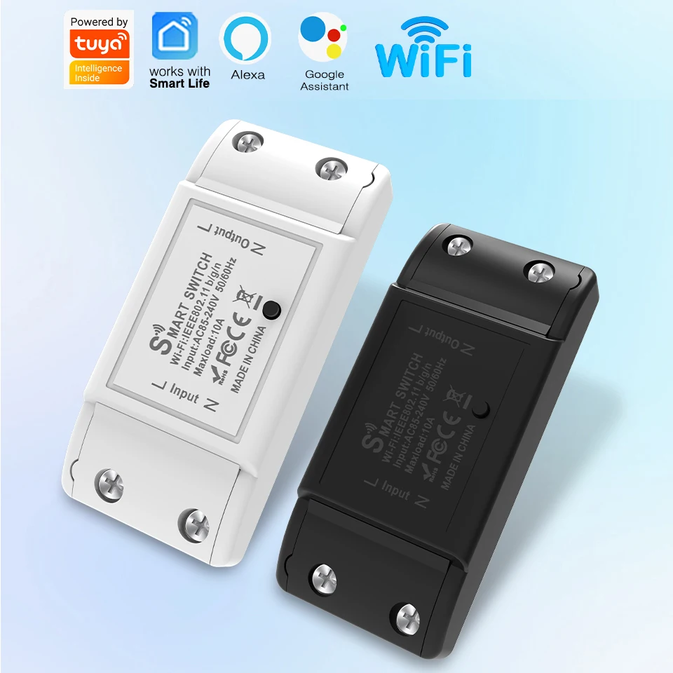 Smart Home Wireless Remote Switch for LED Light Control - Compatible with Voice Assistants