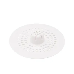 Silicone Anti - Clogging Hair Filter (White)